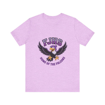 Falcon Spirit Unisex Tee | School Pride Shirt, Soft Casual Wear, Team Spirit, Gift for Students, School Events