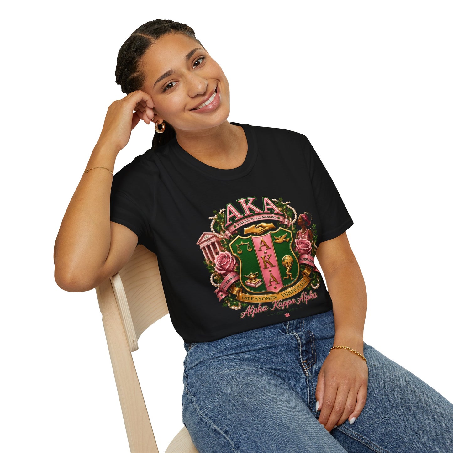 AKA Sorority Crest T-Shirt