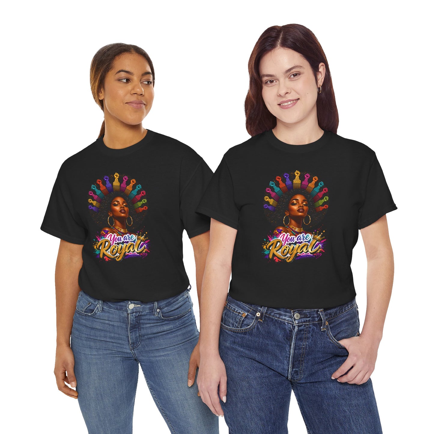 You Are Royal Afro Woman T-Shirt