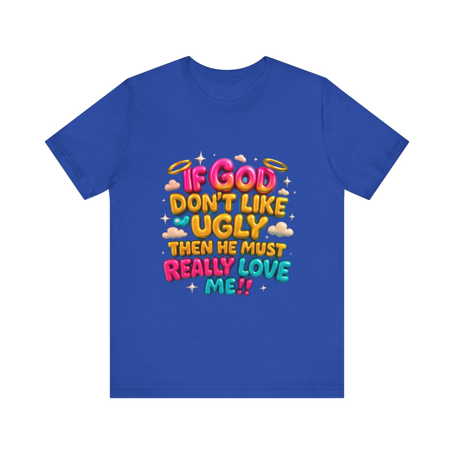 Colorful Religious Tee, Unisex T-Shirt, Funny Christian Shirt, Gift for Faith Lovers, Casual Wear, Church Outfits