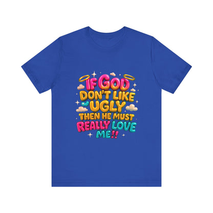Colorful Religious Tee, Unisex T-Shirt, Funny Christian Shirt, Gift for Faith Lovers, Casual Wear, Church Outfits