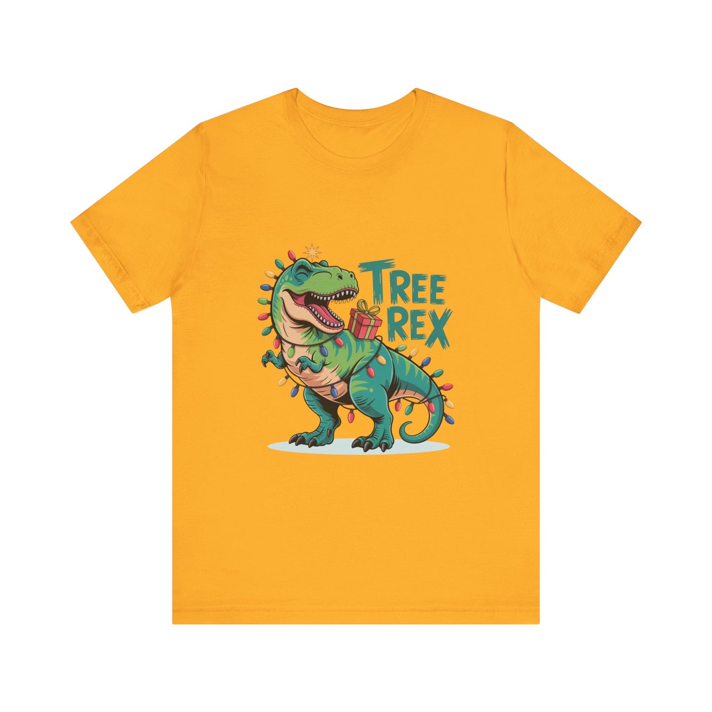 Dino Christmas Tee, Tree Rex Unisex Shirt, Fun Holiday Gift, Cute Dinosaur Apparel, Family Christmas Shirt, Festive Tee
