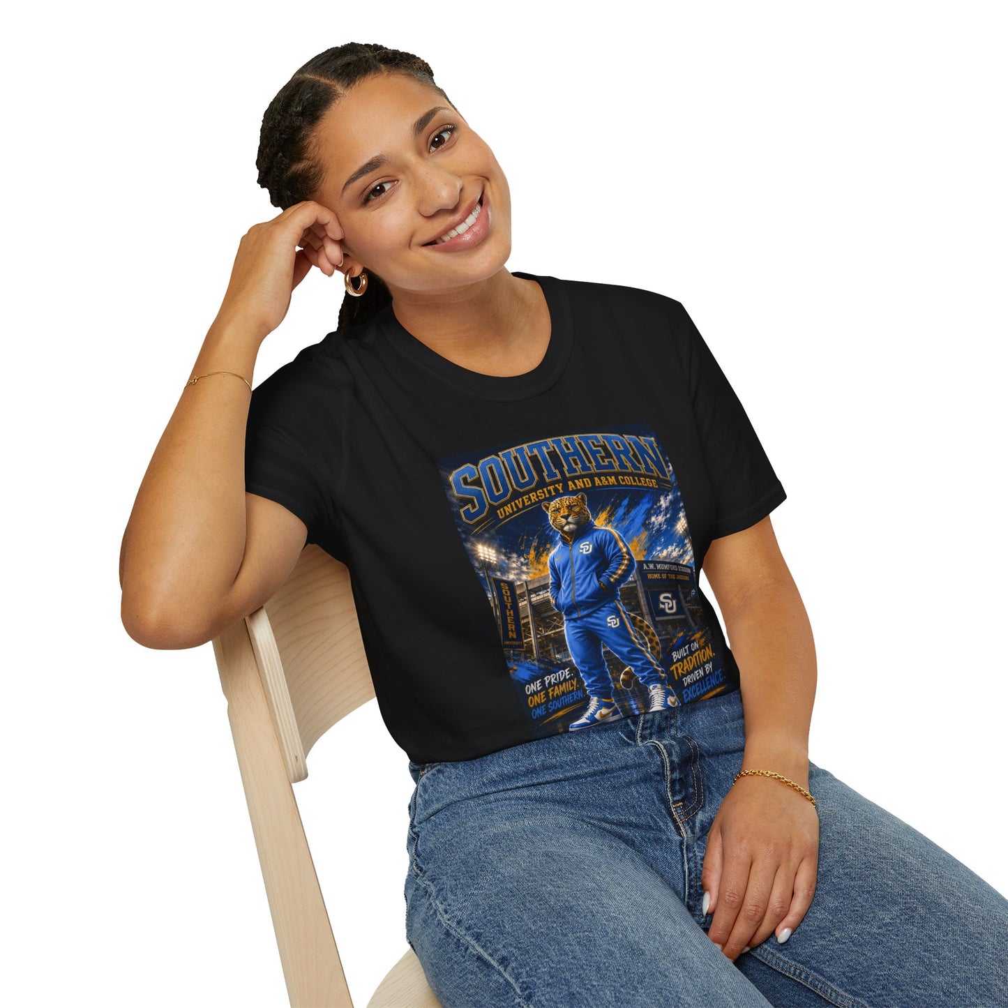 Southern University Graphic T-Shirt — Mascot Campus Scene