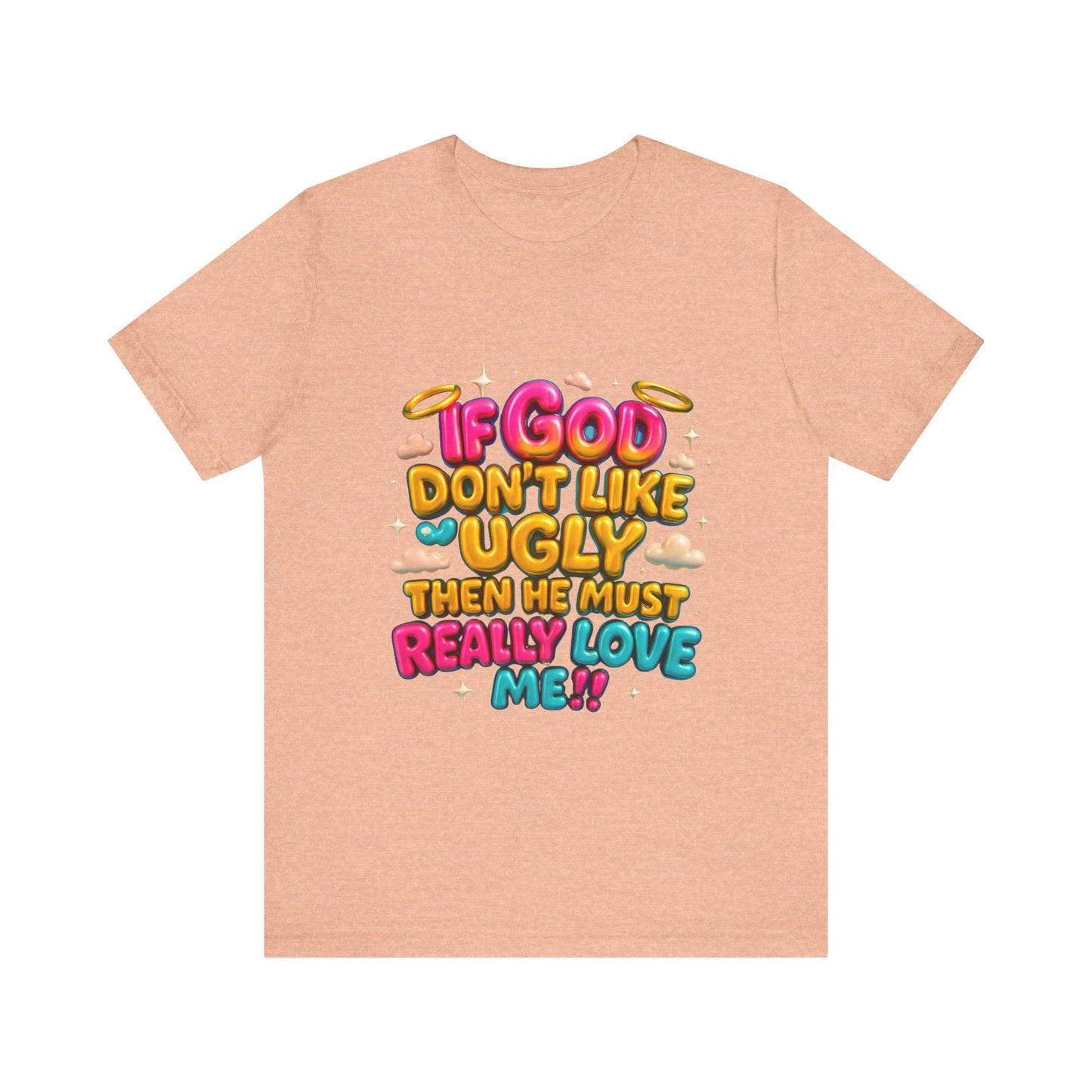 Colorful Religious Tee, Unisex T-Shirt, Funny Christian Shirt, Gift for Faith Lovers, Casual Wear, Church Outfits