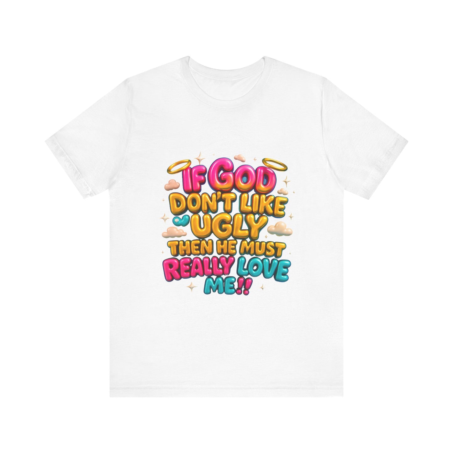 Colorful Religious Tee, Unisex T-Shirt, Funny Christian Shirt, Gift for Faith Lovers, Casual Wear, Church Outfits