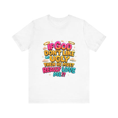 Colorful Religious Tee, Unisex T-Shirt, Funny Christian Shirt, Gift for Faith Lovers, Casual Wear, Church Outfits