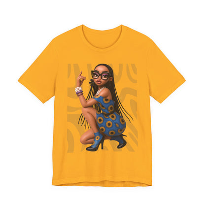 Chic Graphic Tee, Stylish Casual Wear, Festival Fashion, Trendy Summer Top, Modern Art T-Shirt