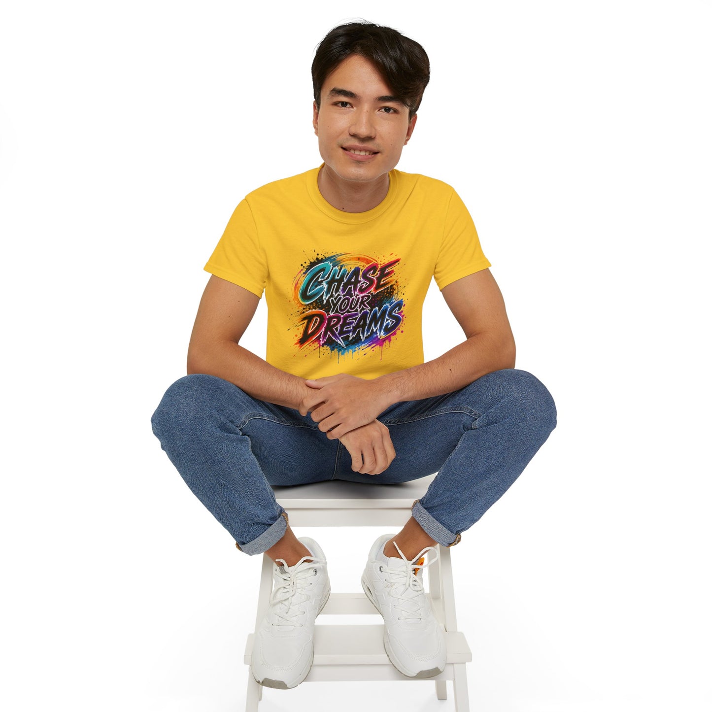 Chase Your Dreams Graphic Tee - Inspirational Motivational T-Shirt