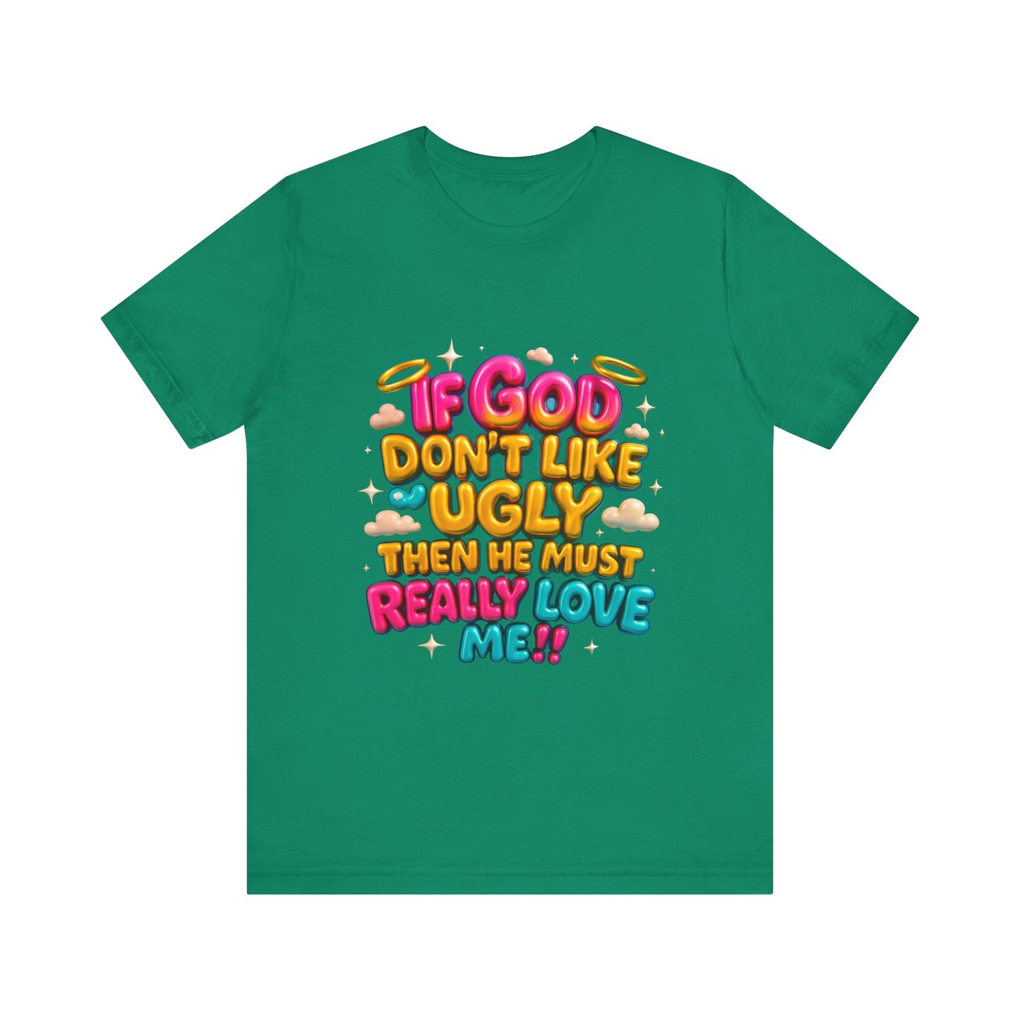 Colorful Religious Tee, Unisex T-Shirt, Funny Christian Shirt, Gift for Faith Lovers, Casual Wear, Church Outfits