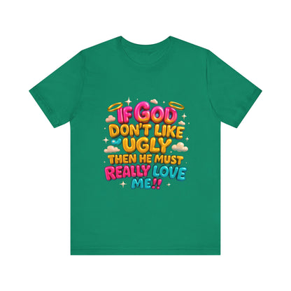 Colorful Religious Tee, Unisex T-Shirt, Funny Christian Shirt, Gift for Faith Lovers, Casual Wear, Church Outfits