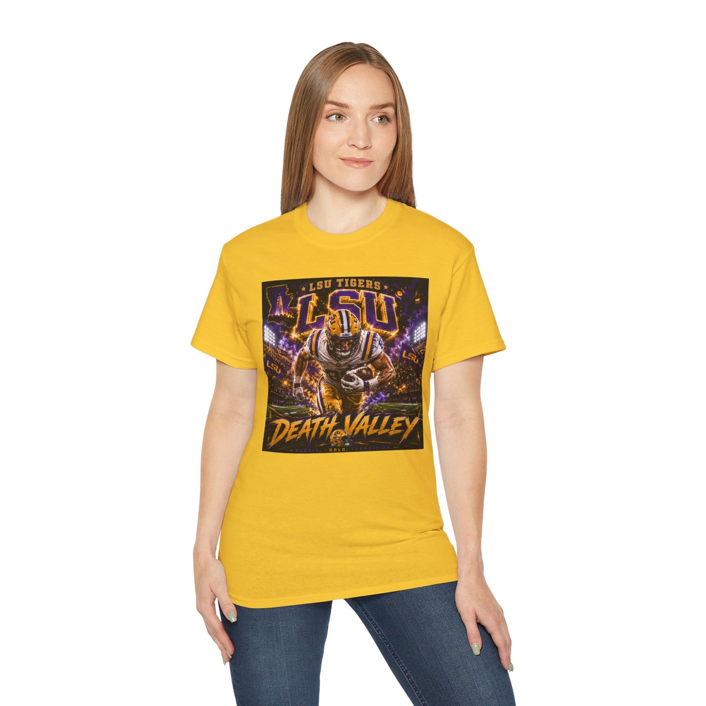 LSU Tigers "Death Valley" Football T-Shirt