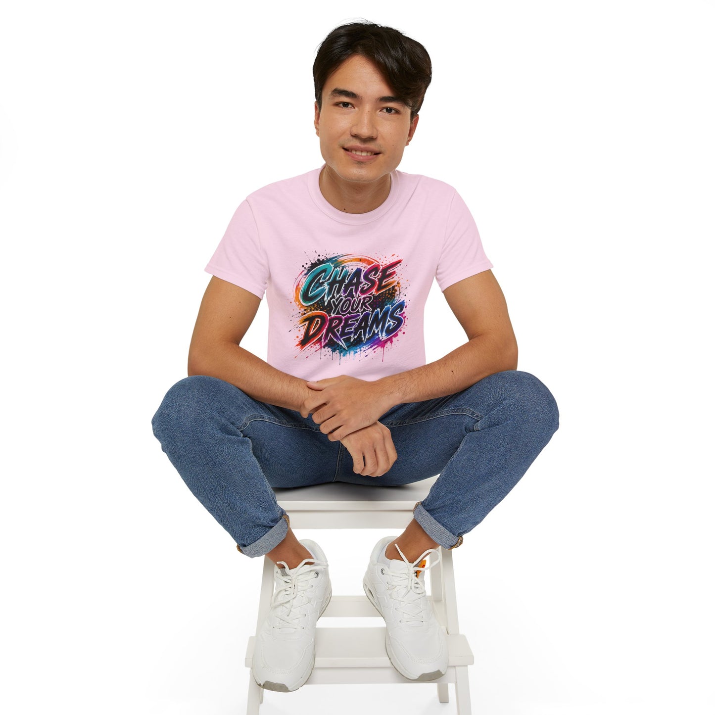 Chase Your Dreams Graphic Tee - Inspirational Motivational T-Shirt