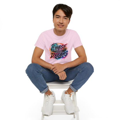 Chase Your Dreams Graphic Tee - Inspirational Motivational T-Shirt