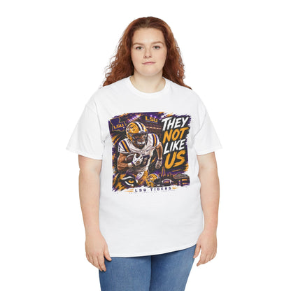 LSU Tigers "They Not Like Us" Football T-Shirt