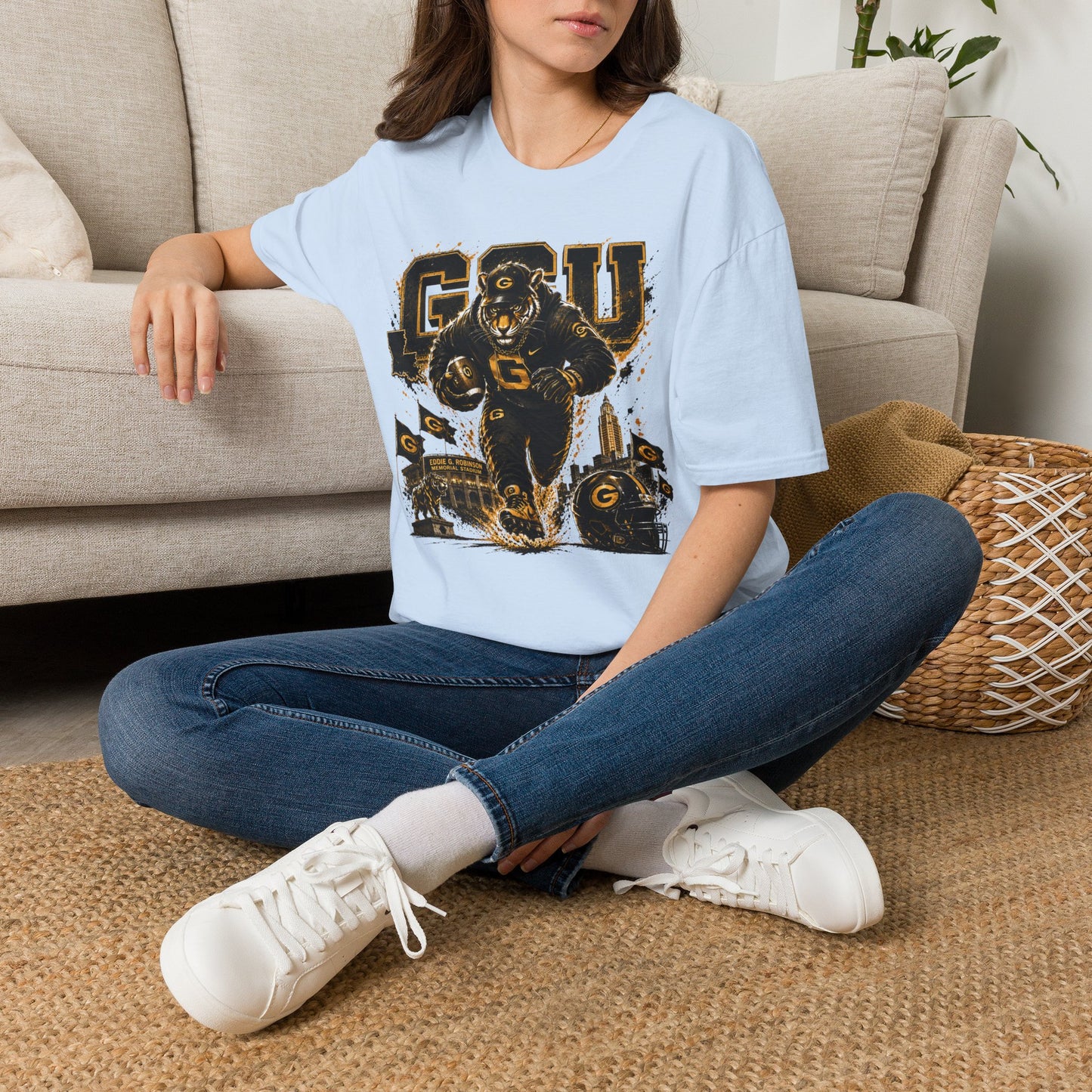 GSU (Grambling) T-Shirt — Vintage Collegiate Football Spirit Tee