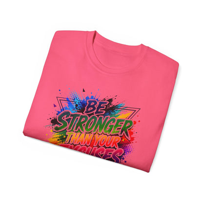 Be Stronger Than Your Excuses T-Shirt — Motivational Gym Tee