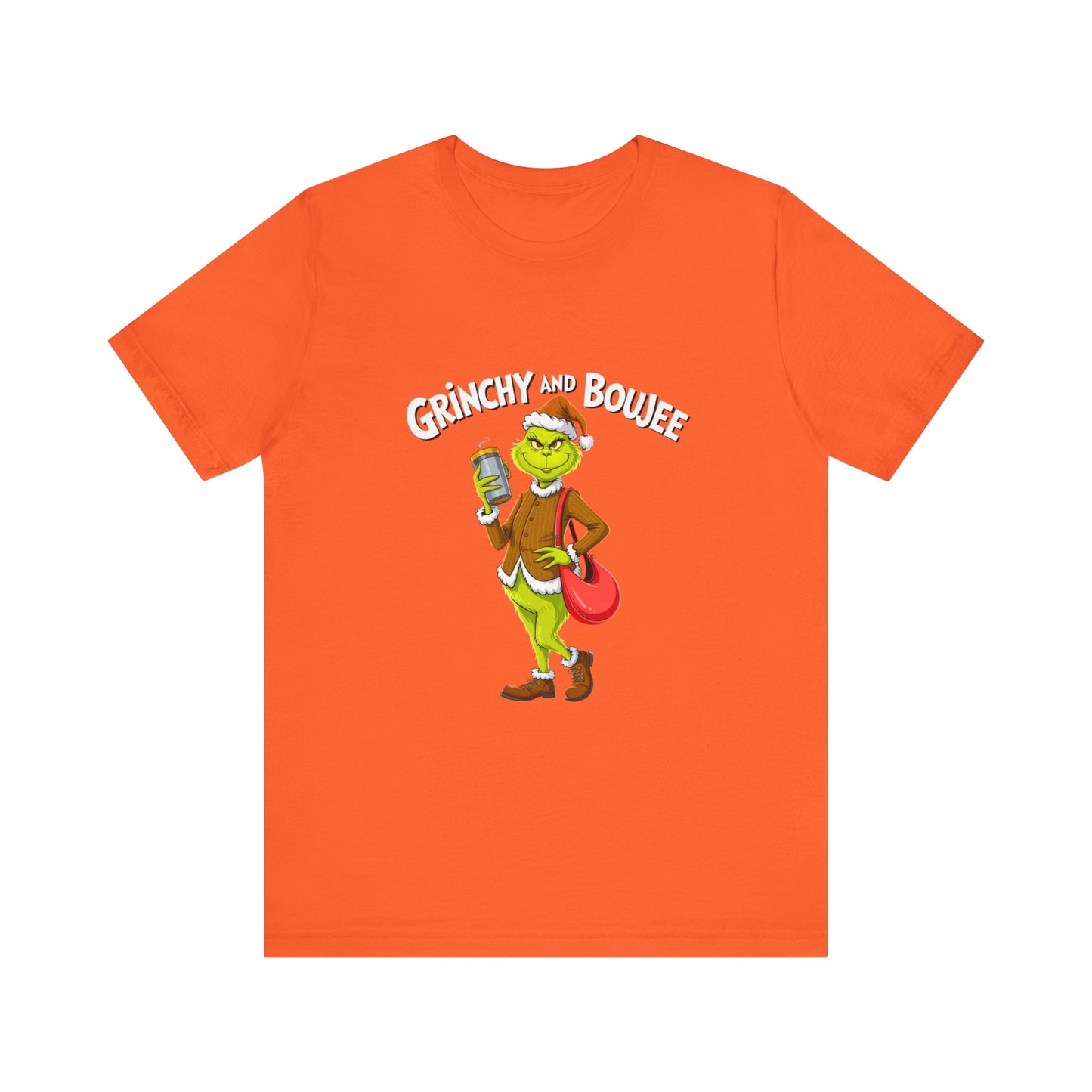 Grinch-Inspired Unisex Jersey Tee, Holiday T-Shirt, Christmas Gift, Fun Graphic Tee, Festive Apparel, Grinch Lover Merch