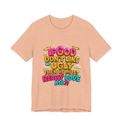 Colorful Religious Tee, Unisex T-Shirt, Funny Christian Shirt, Gift for Faith Lovers, Casual Wear, Church Outfits