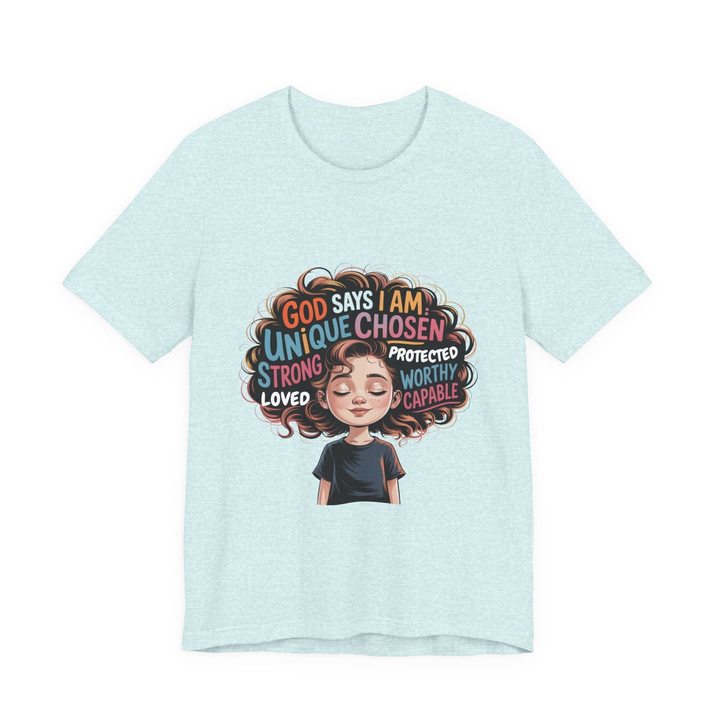 Empowering Message Tee, Unisex Jersey T-Shirt, Inspirational Clothing, Gifts for Teens, Self-Love Apparel, Motivational Wear