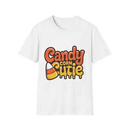 Halloween Candy Corn Cutie T-Shirt, Funny Halloween Tee, Fall Apparel, Unisex Graphic Shirt, Cute Halloween Gift
