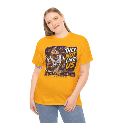 LSU Tigers "They Not Like Us" Football T-Shirt