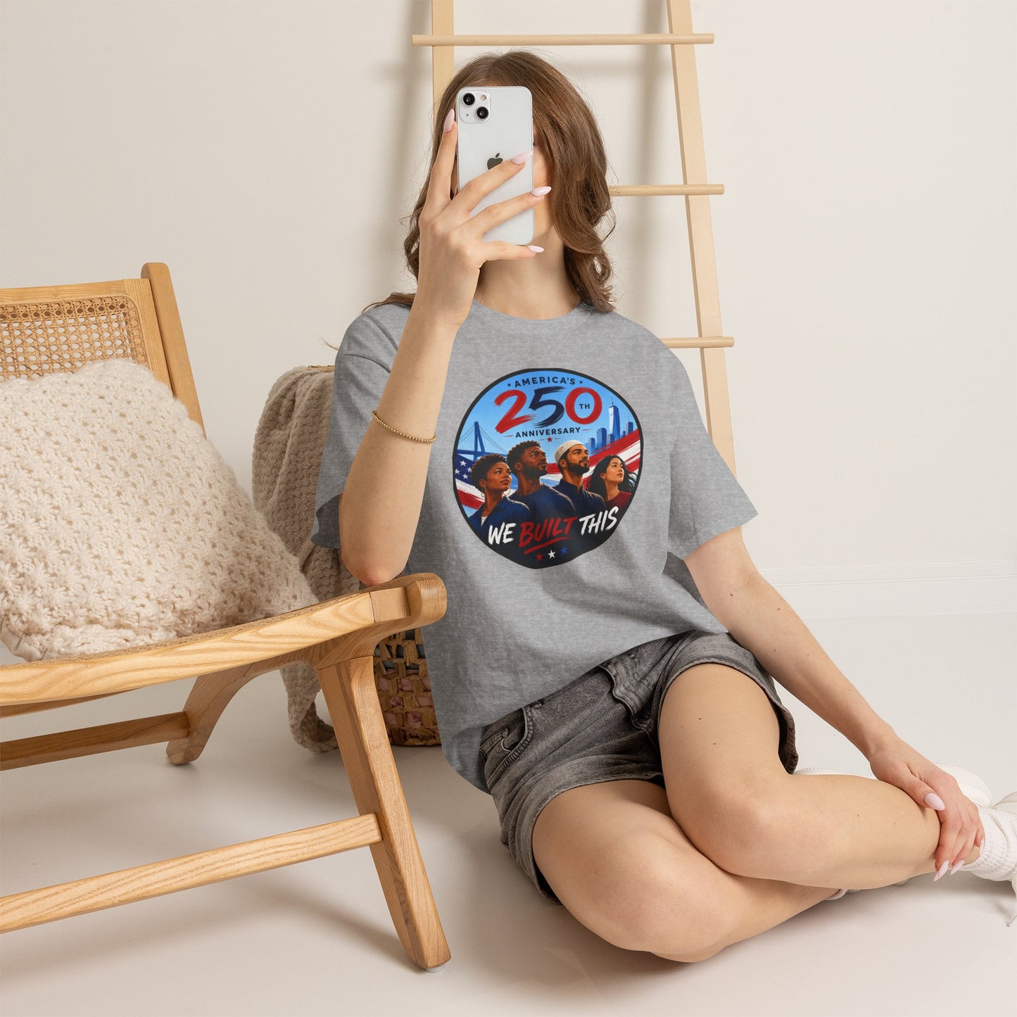 "We Built This" 250th Anniversary American Heritage Tee