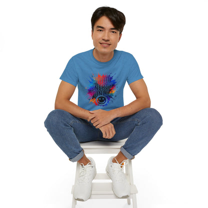 Good Energy Only T-Shirt — Colorful Splash Graphic Tee