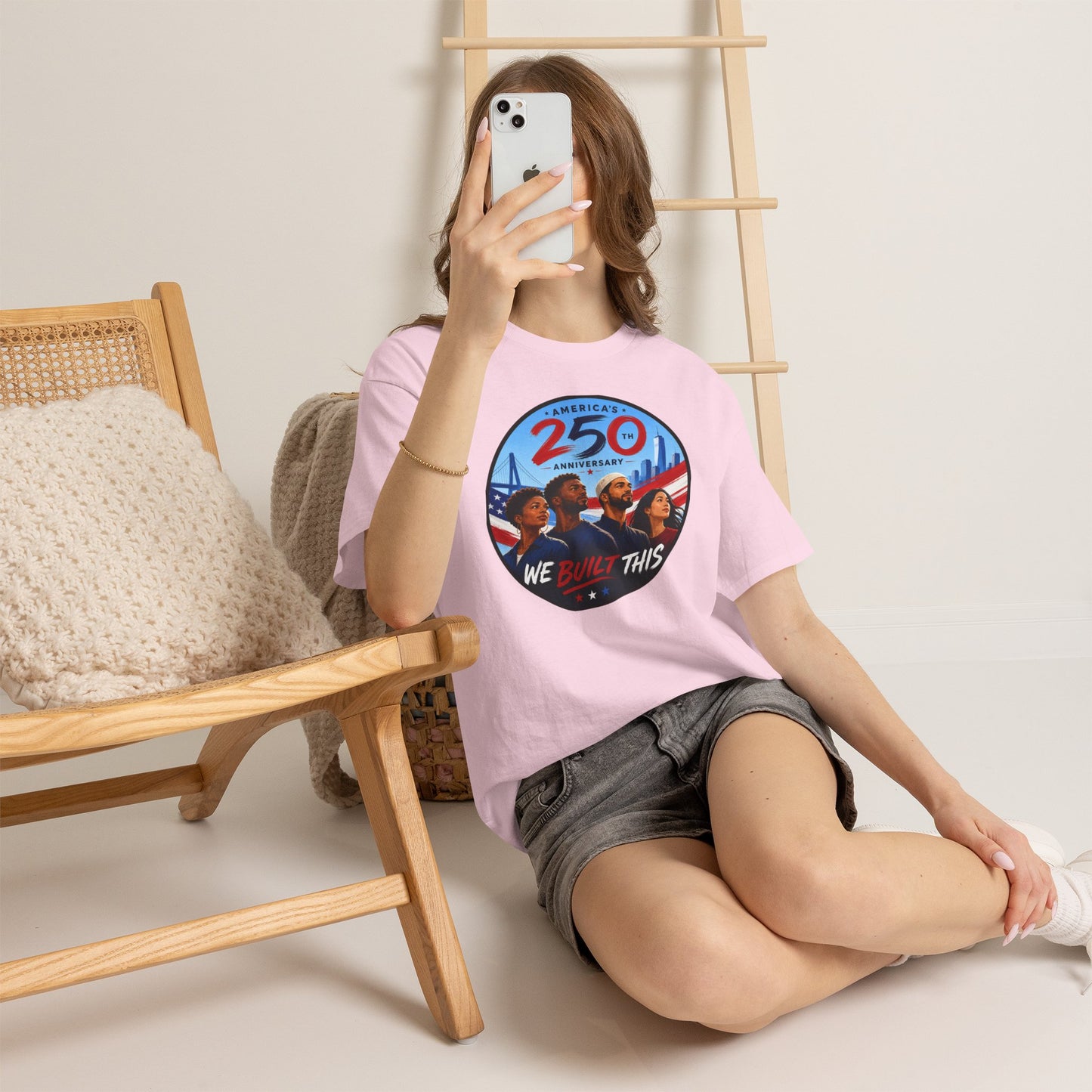 "We Built This" 250th Anniversary American Heritage Tee