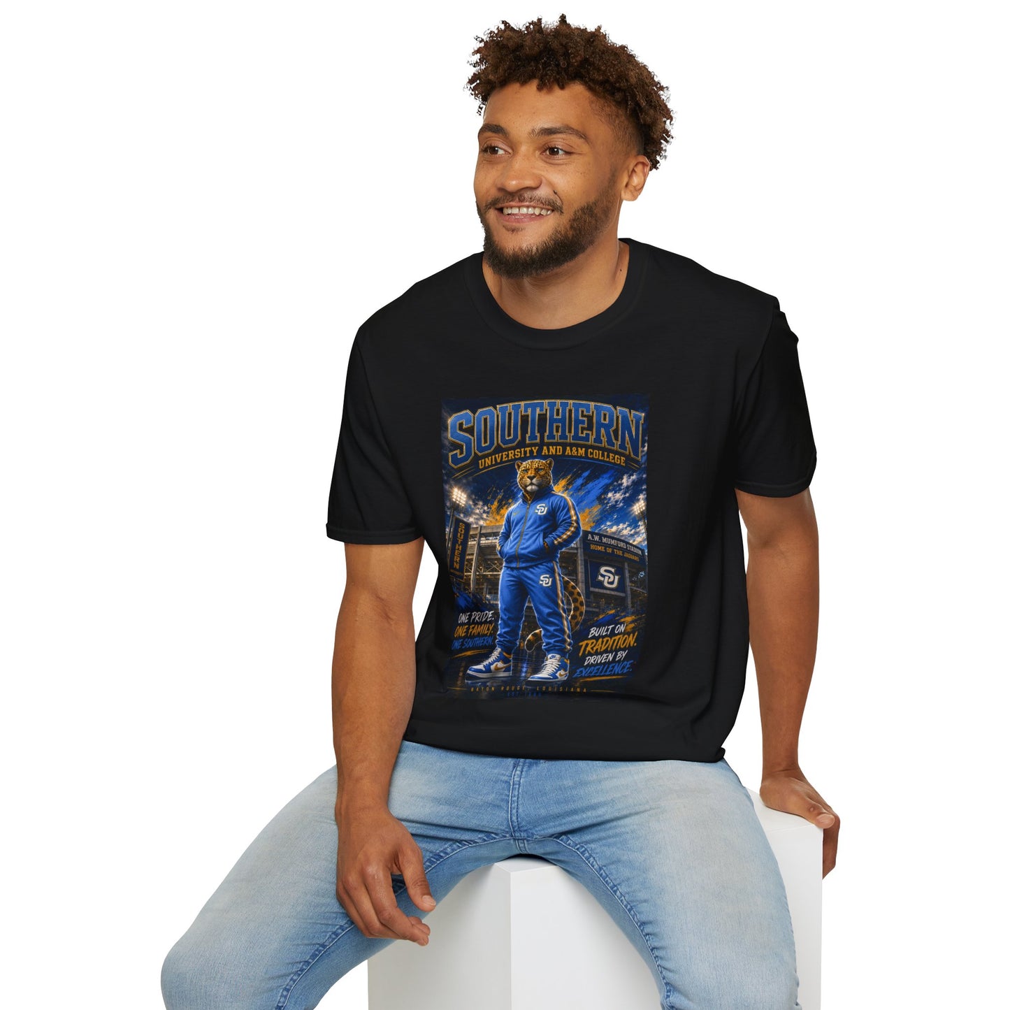 Southern University Graphic T-Shirt — Mascot Campus Scene