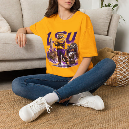 LSU Tiger Mascot T-Shirt – College Football Game Day Tee