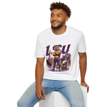 LSU Tiger Mascot T-Shirt – College Football Game Day Tee
