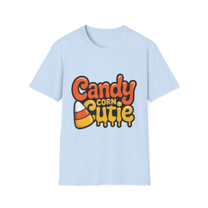 Halloween Candy Corn Cutie T-Shirt, Funny Halloween Tee, Fall Apparel, Unisex Graphic Shirt, Cute Halloween Gift