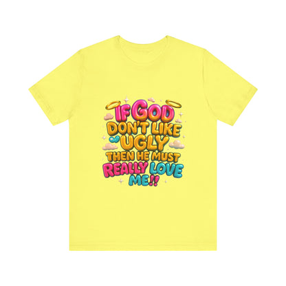 Colorful Religious Tee, Unisex T-Shirt, Funny Christian Shirt, Gift for Faith Lovers, Casual Wear, Church Outfits