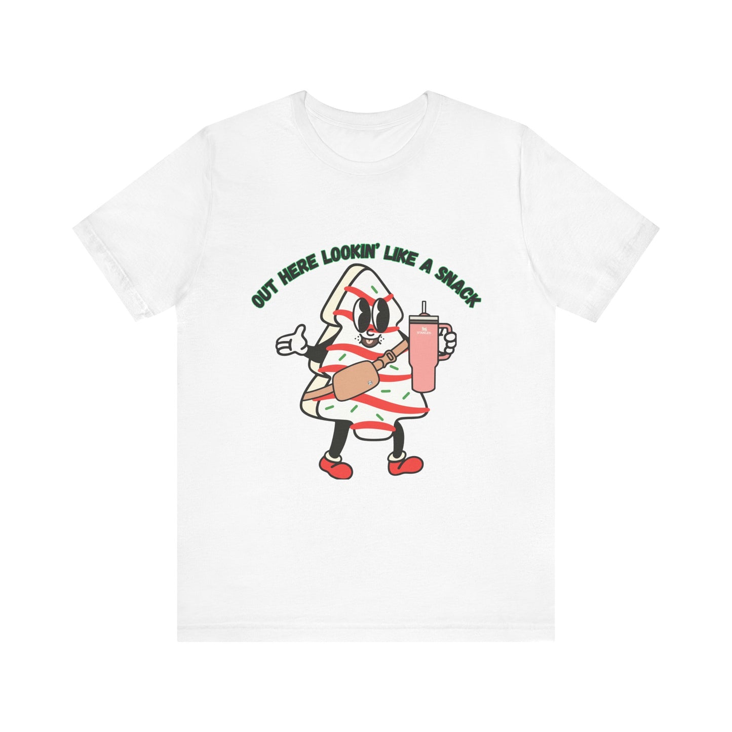 Snack Vibes T-Shirt, Fun Foodie Tee, Gifts for Food Lovers, Unisex Casual Wear, Cute Snack Design Tee