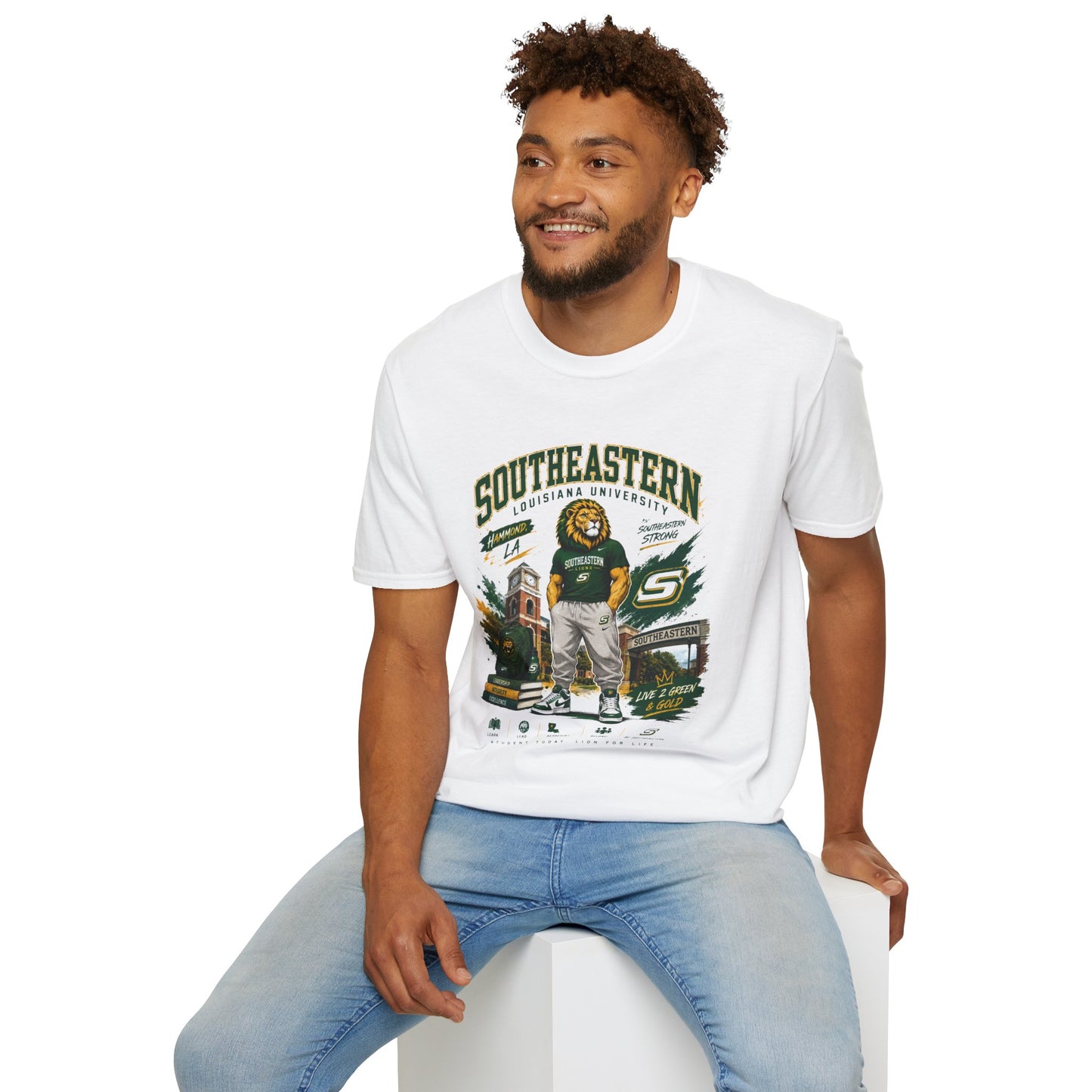 Southeastern Louisiana University Lion Mascot T-Shirt — College Spirit Tee
