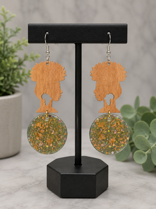 Natural Beauty Silhouette Earrings
