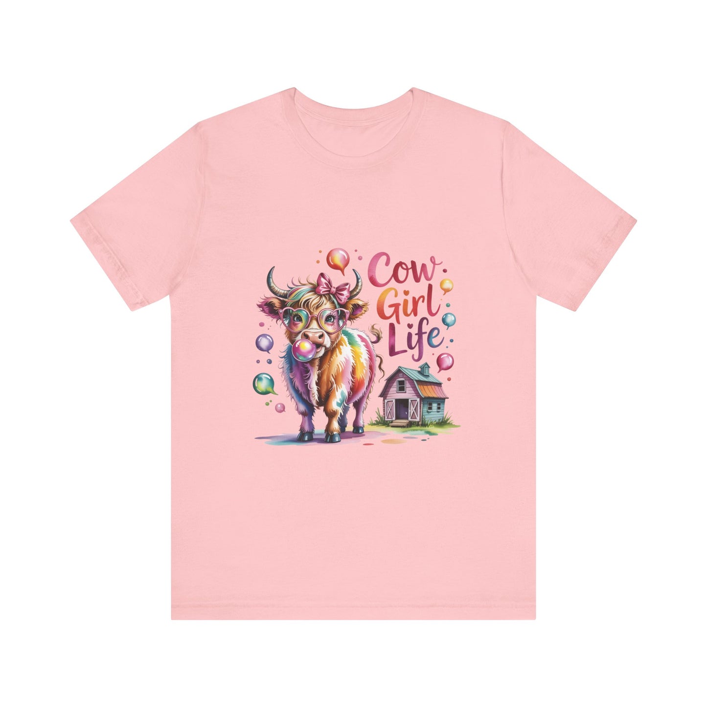 Cowgirl Life Tee - Cute Fun Cow Design, Perfect for Country Lovers, Gift for Farm Enthusiasts, Festive Cowgirl Event Attire, Everyday [...]