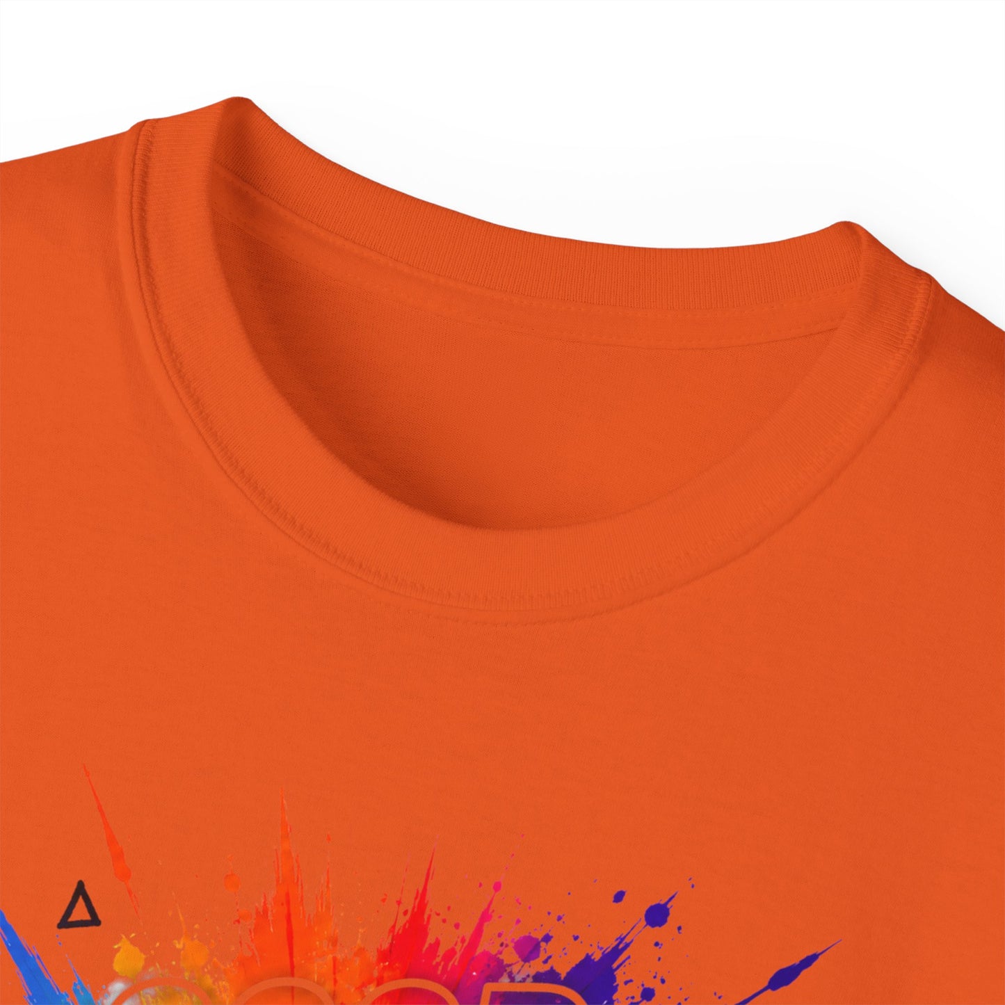 Good Energy Only T-Shirt — Colorful Splash Graphic Tee