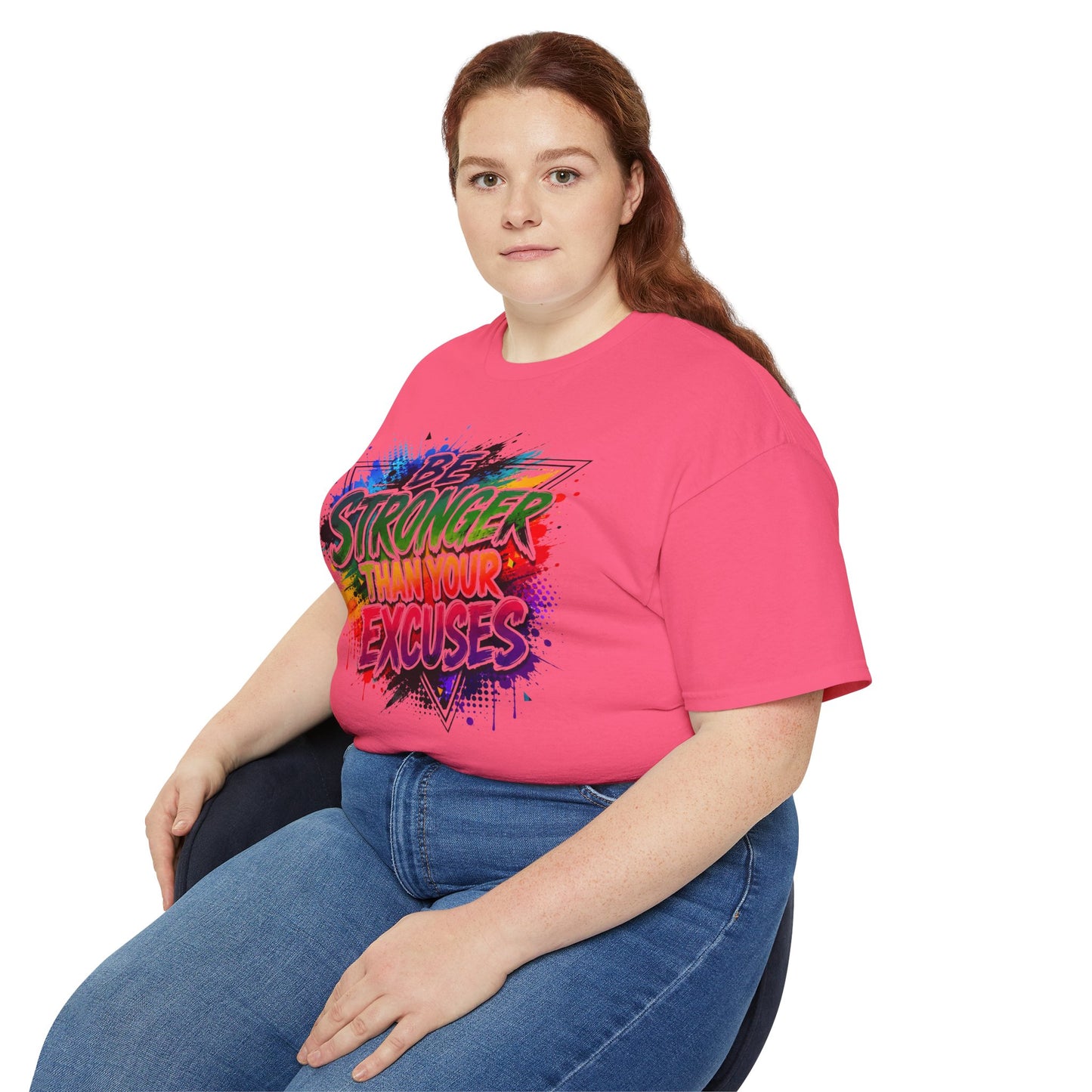 Be Stronger Than Your Excuses T-Shirt — Motivational Gym Tee