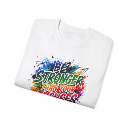 Be Stronger Than Your Excuses T-Shirt — Motivational Gym Tee