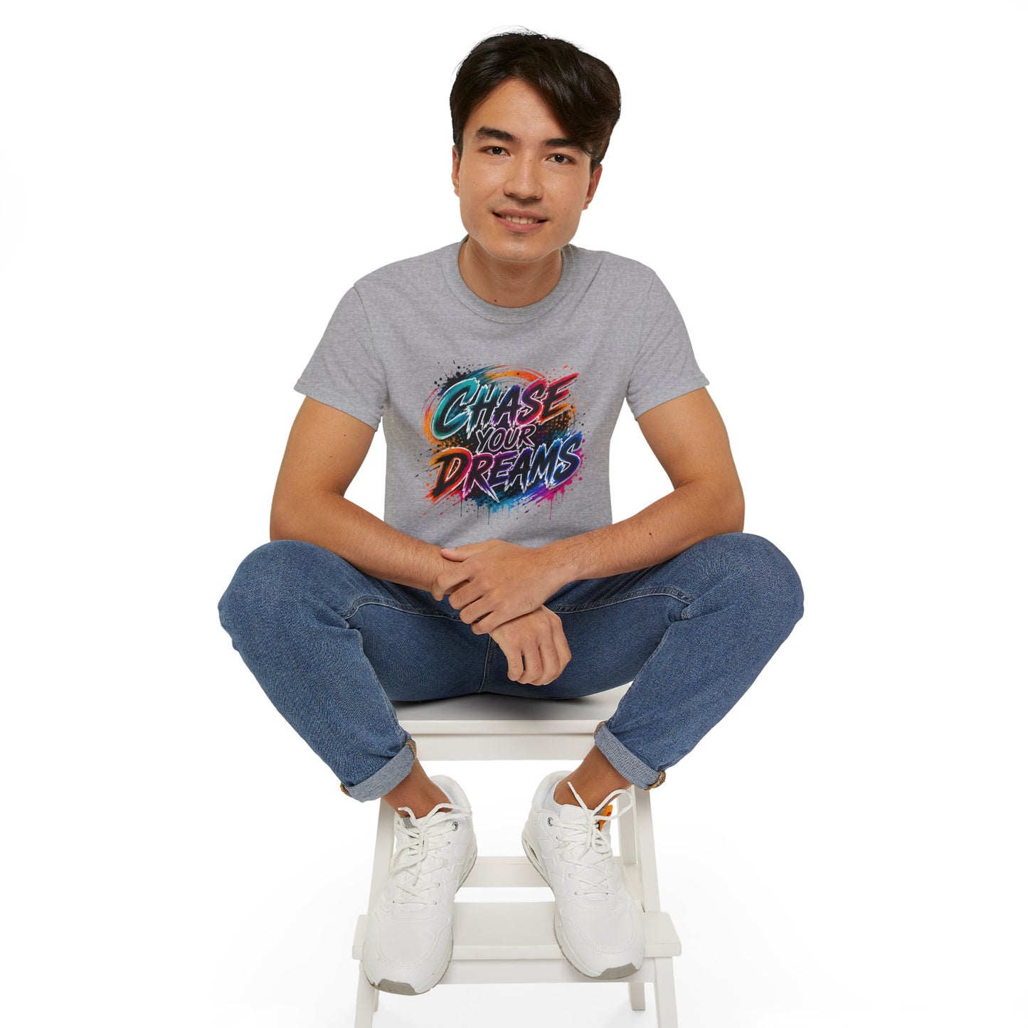Chase Your Dreams Graphic Tee - Inspirational Motivational T-Shirt