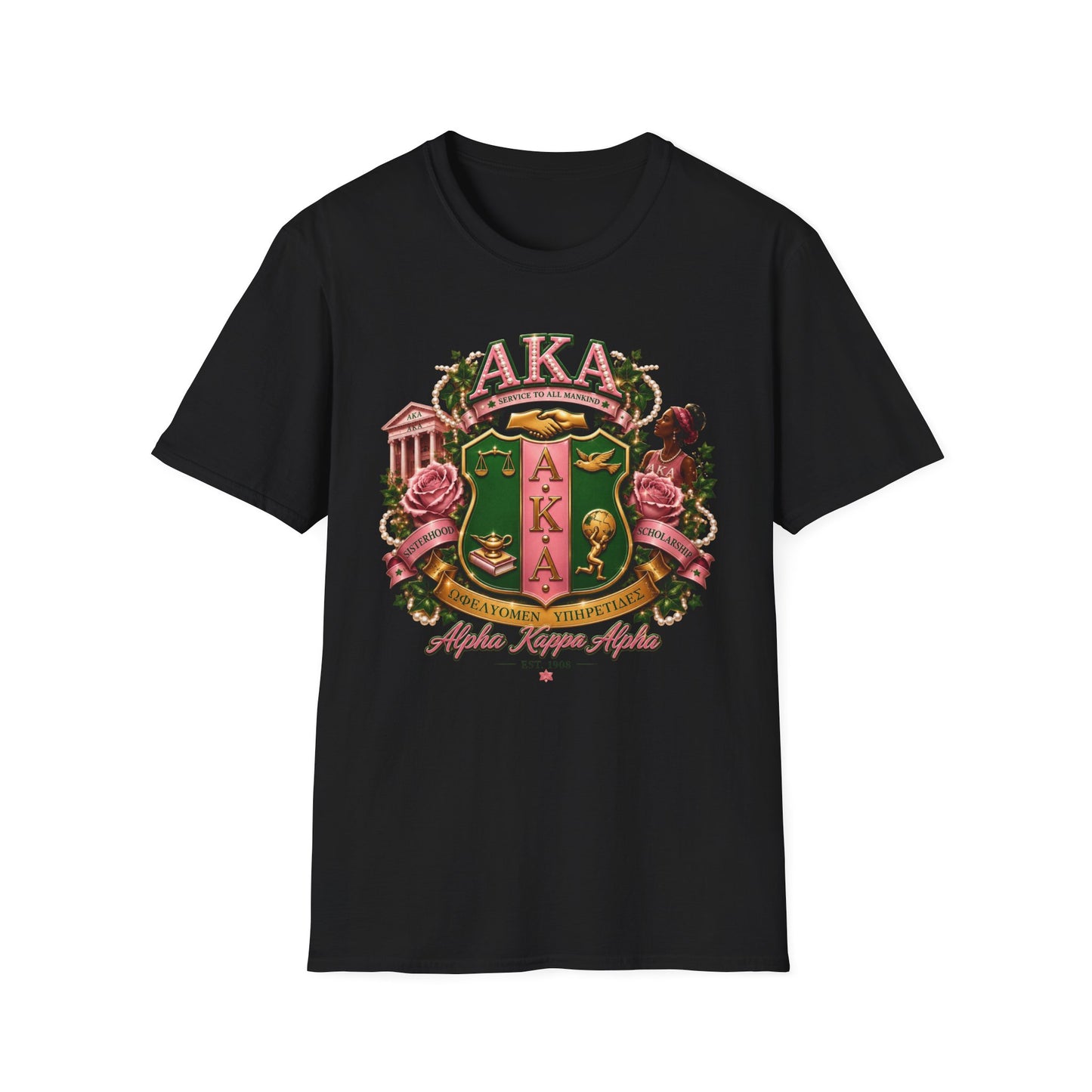 AKA Sorority Crest T-Shirt