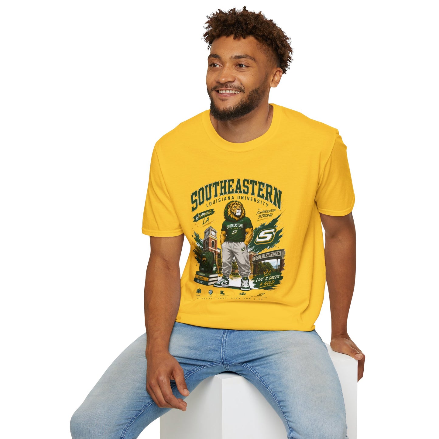 Southeastern Louisiana University Lion Mascot T-Shirt — College Spirit Tee
