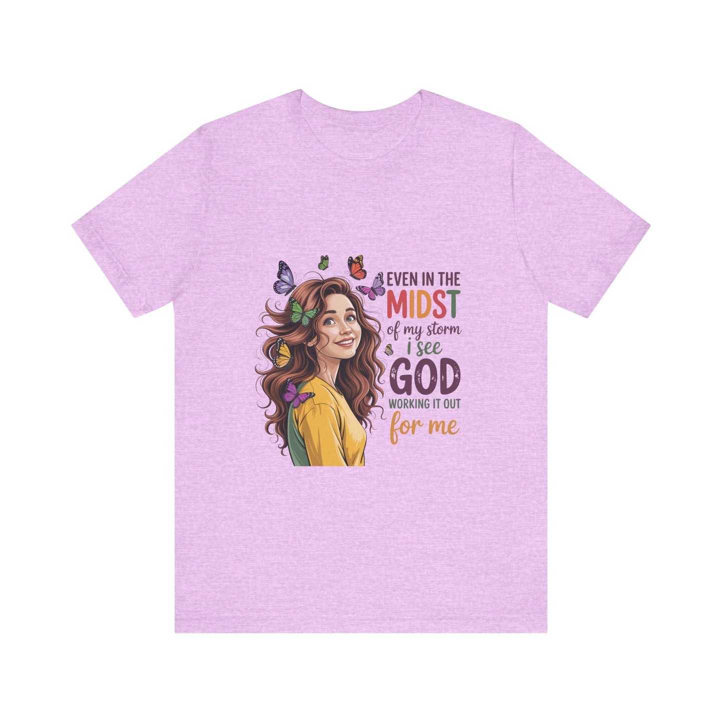 Inspirational Graphic Tee, Women’s Motivational Shirt, Faith-Based Gift, Spiritual T-Shirt, Positive Vibes Shirt, Christ-centered Apparel