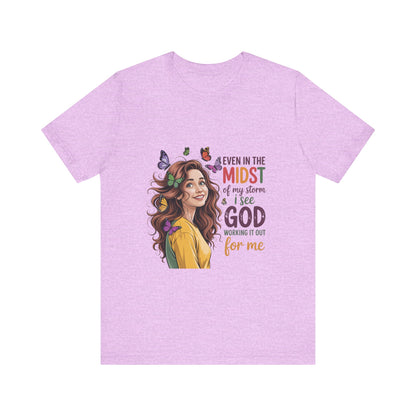 Inspirational Graphic Tee, Women’s Motivational Shirt, Faith-Based Gift, Spiritual T-Shirt, Positive Vibes Shirt, Christ-centered Apparel