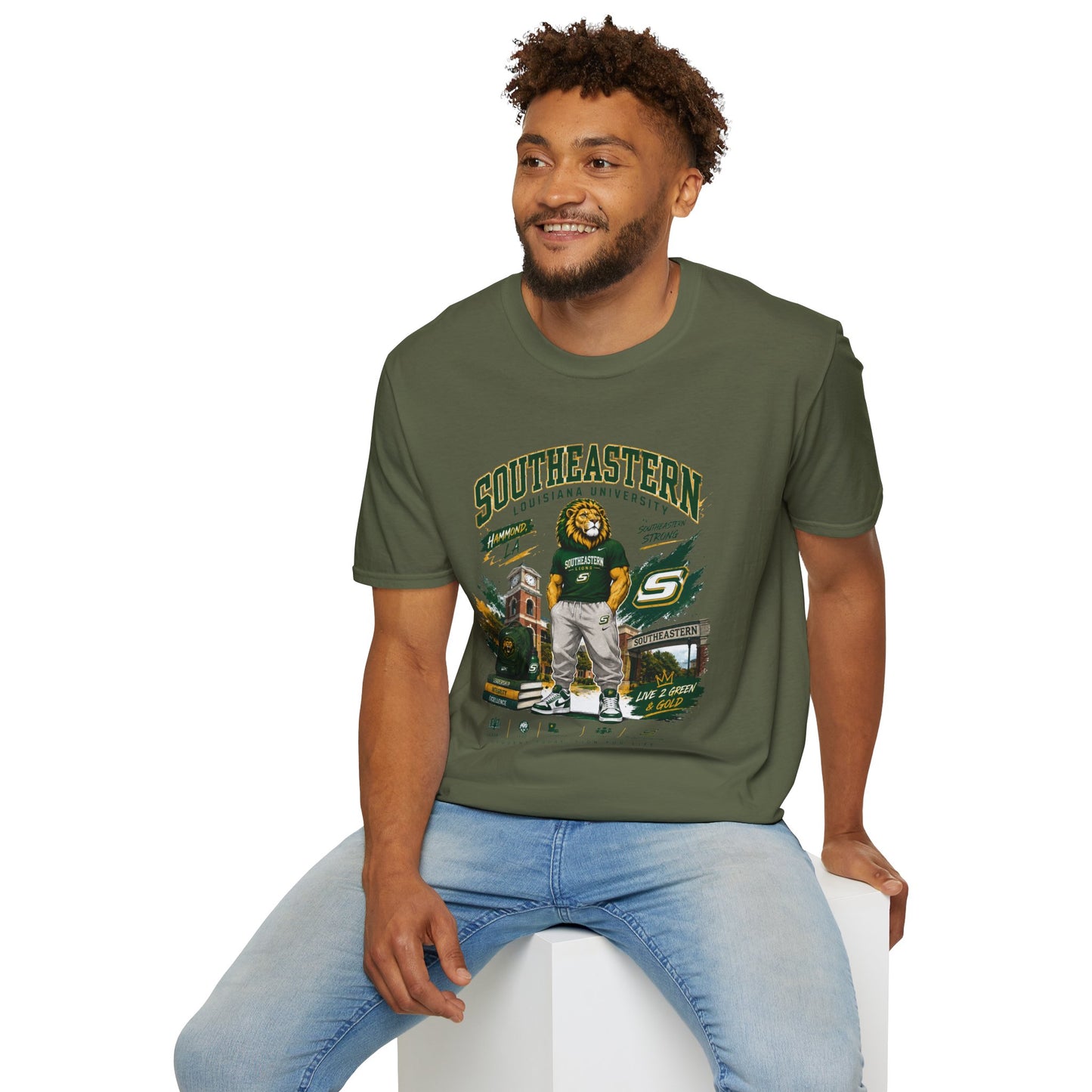 Southeastern Louisiana University Lion Mascot T-Shirt — College Spirit Tee