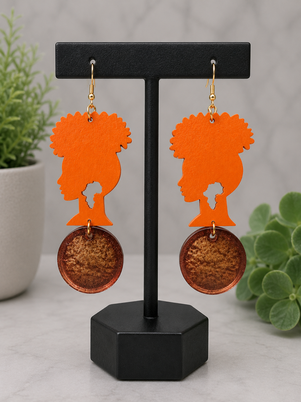 Natural Beauty Silhouette Earrings